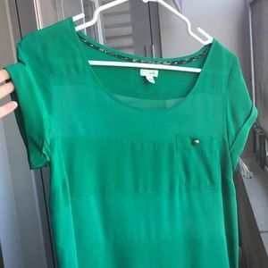 Silk blouse from Anthropologie. Size 2.